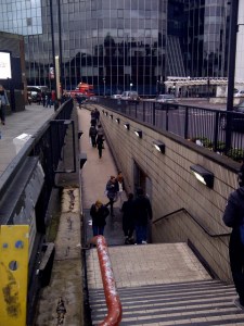 Entrance to Old Street Underground station, London, England